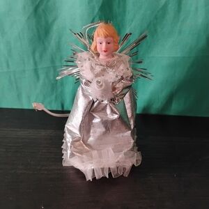 Vintage Lighted Angel Tree Topper